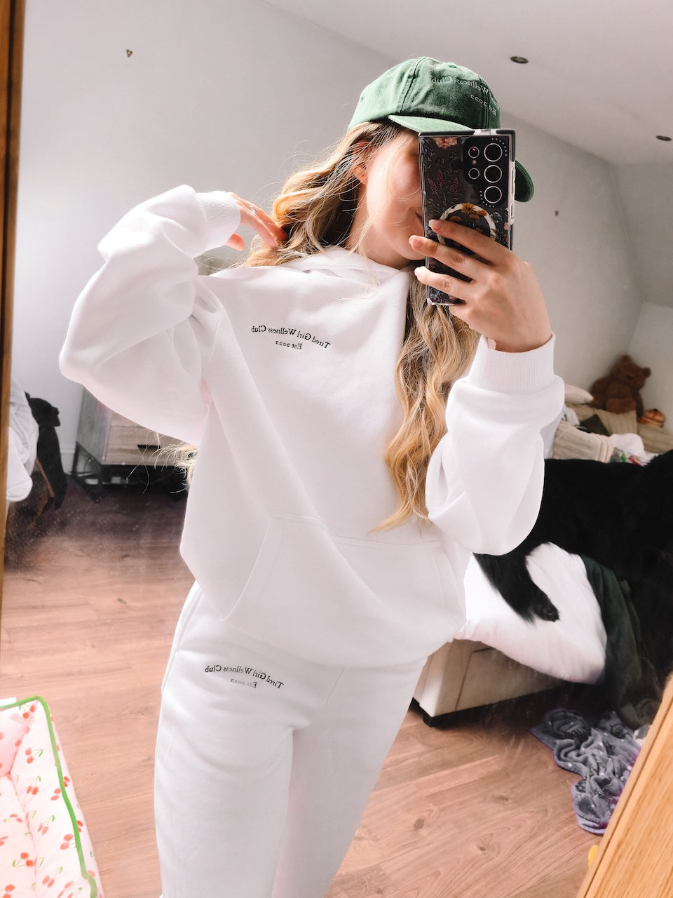 Tired Girl Wellness Club Hoodie & Sweatpants matching set