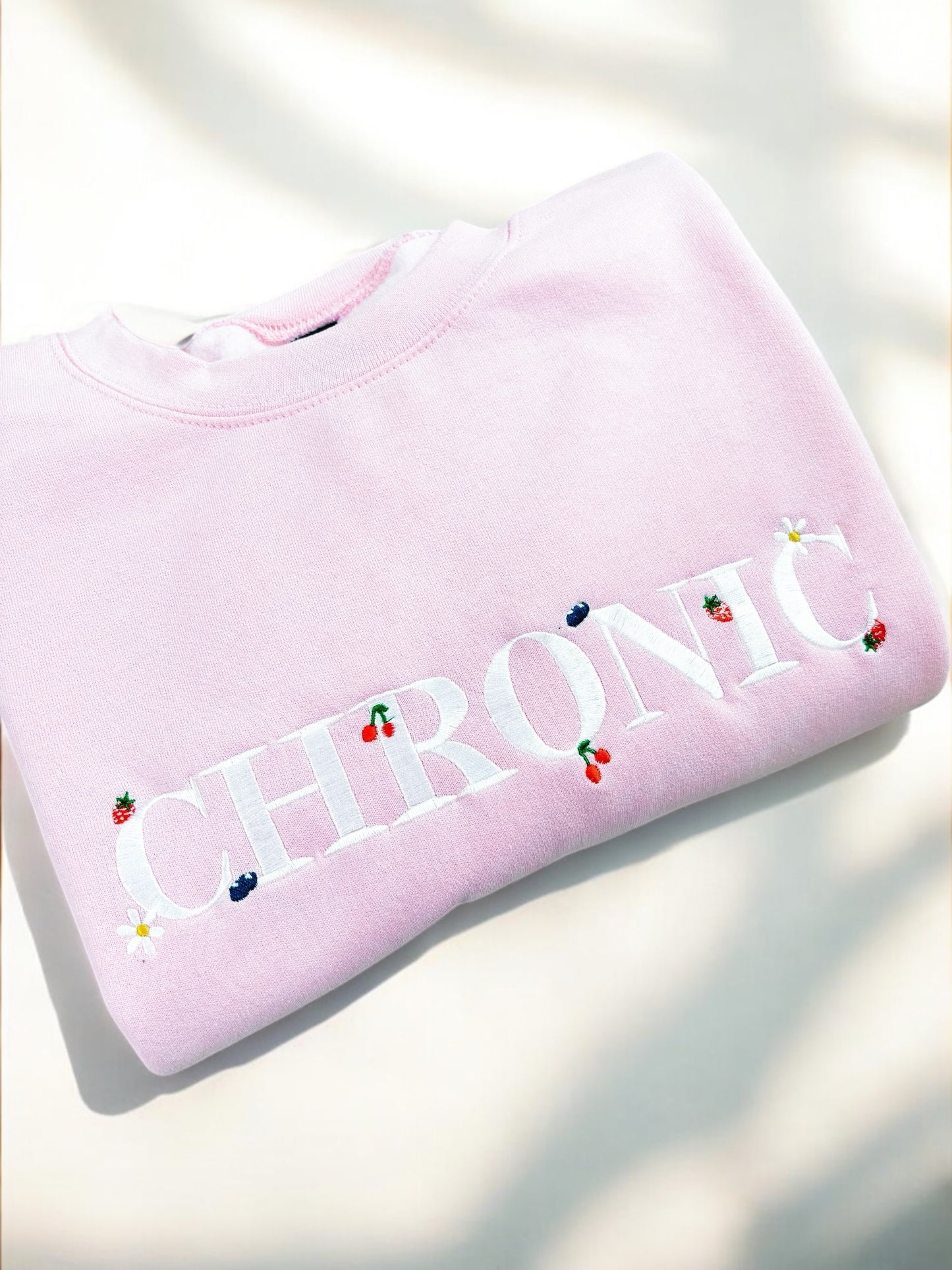 Chronic embroidered crewneck sweatshirt