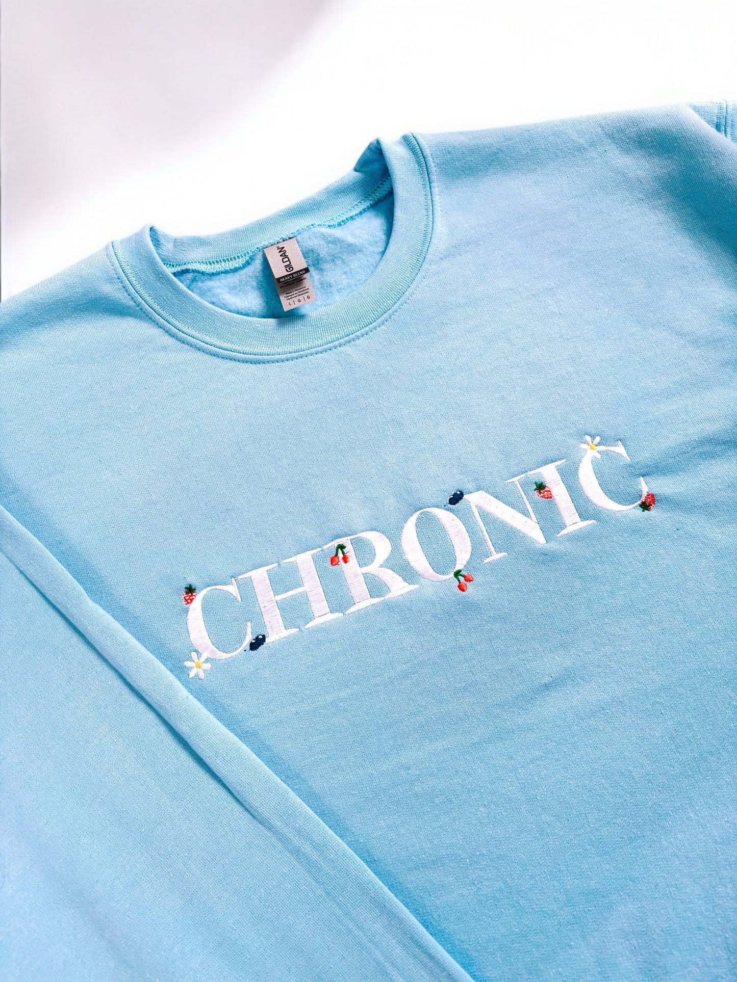 Chronic embroidered crewneck sweatshirt
