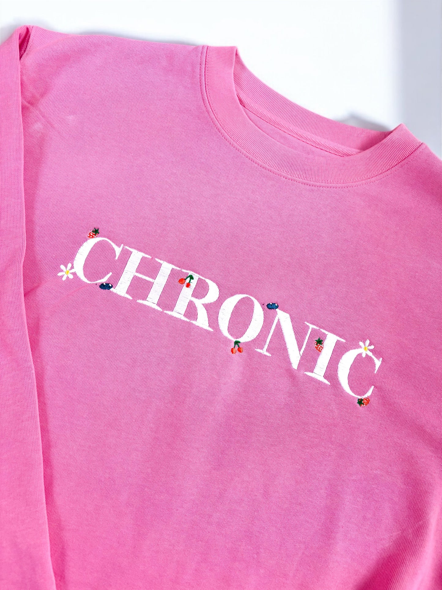 Chronic embroidered crewneck sweatshirt