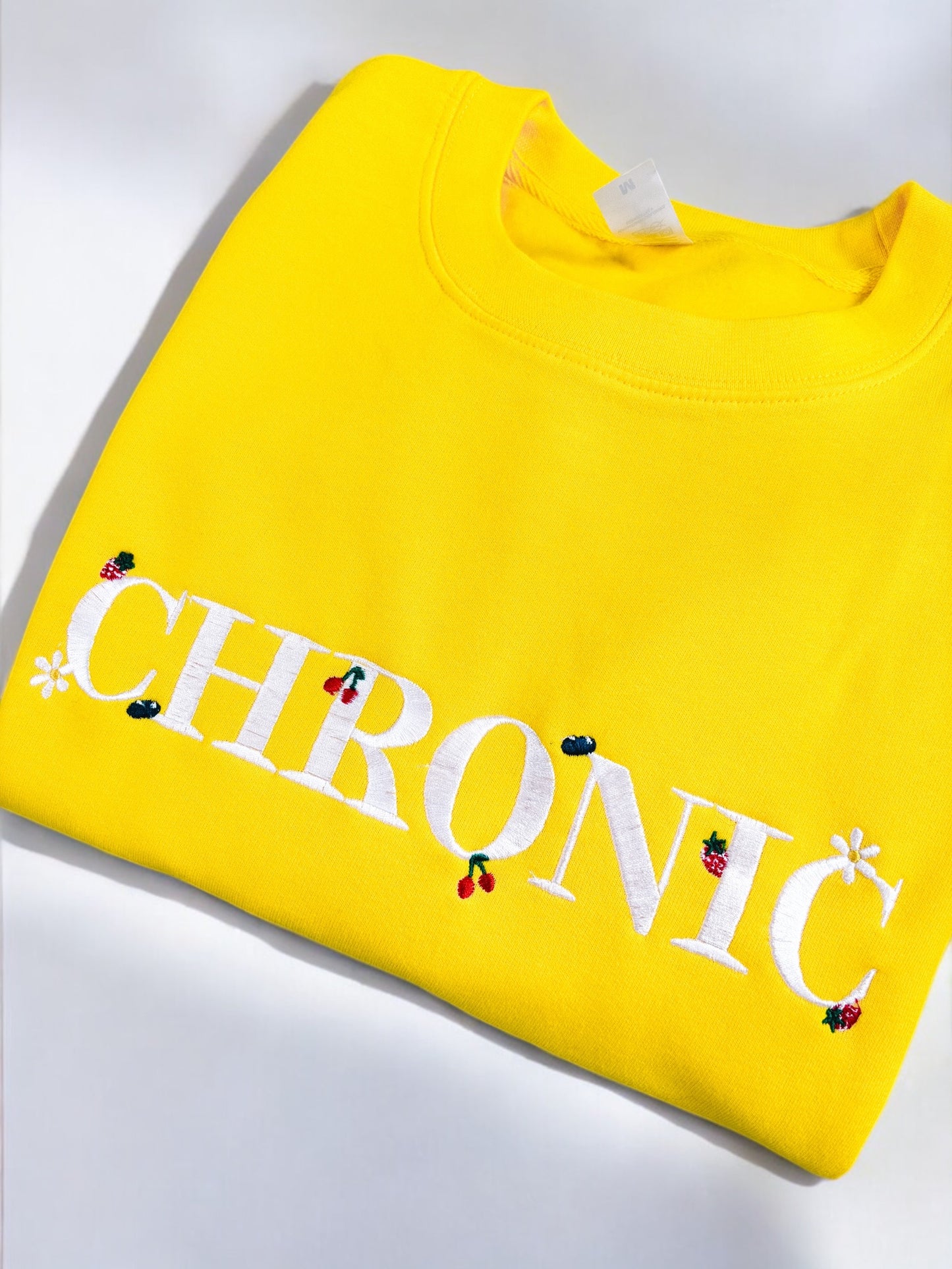 Chronic embroidered crewneck sweatshirt