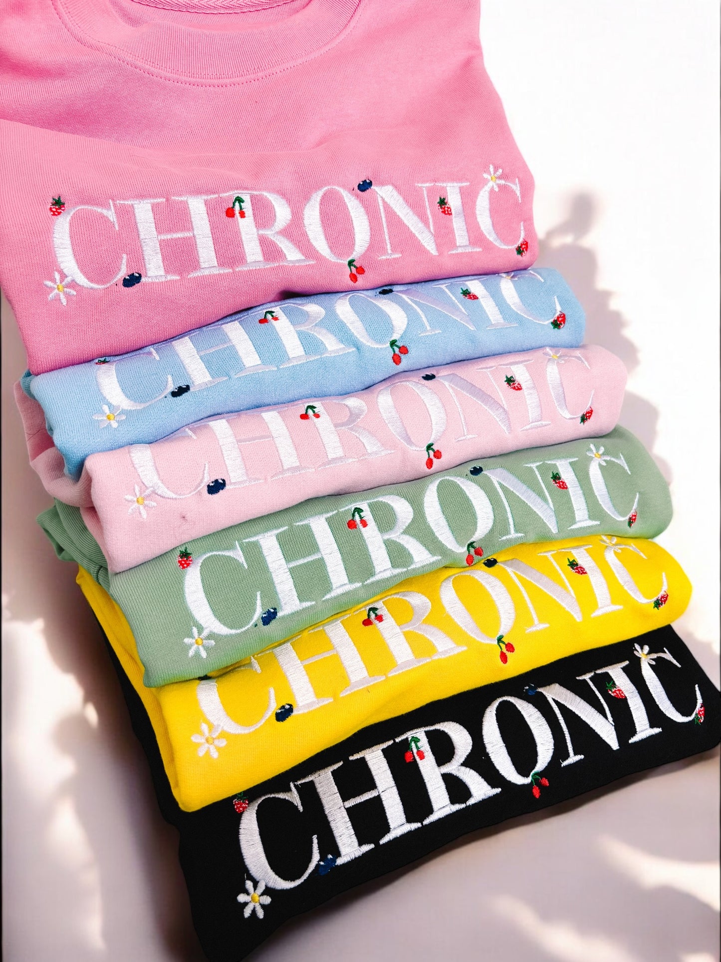 Chronic embroidered crewneck sweatshirt