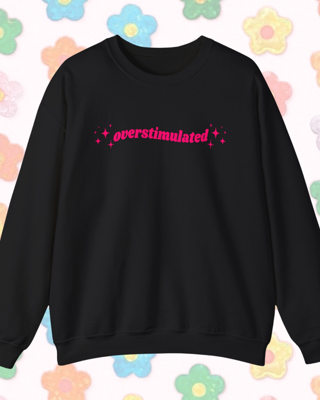 Overstimulated printed sweatshirt