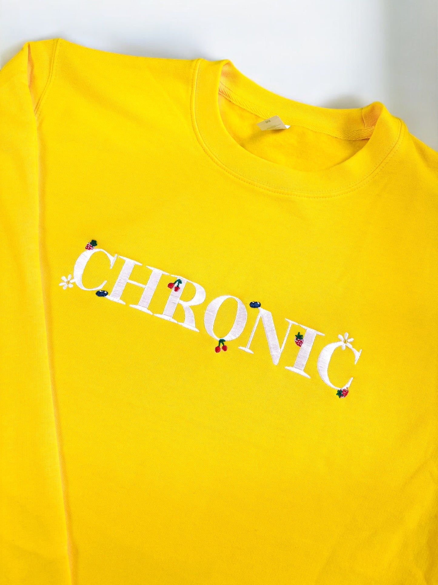 Chronic embroidered crewneck sweatshirt