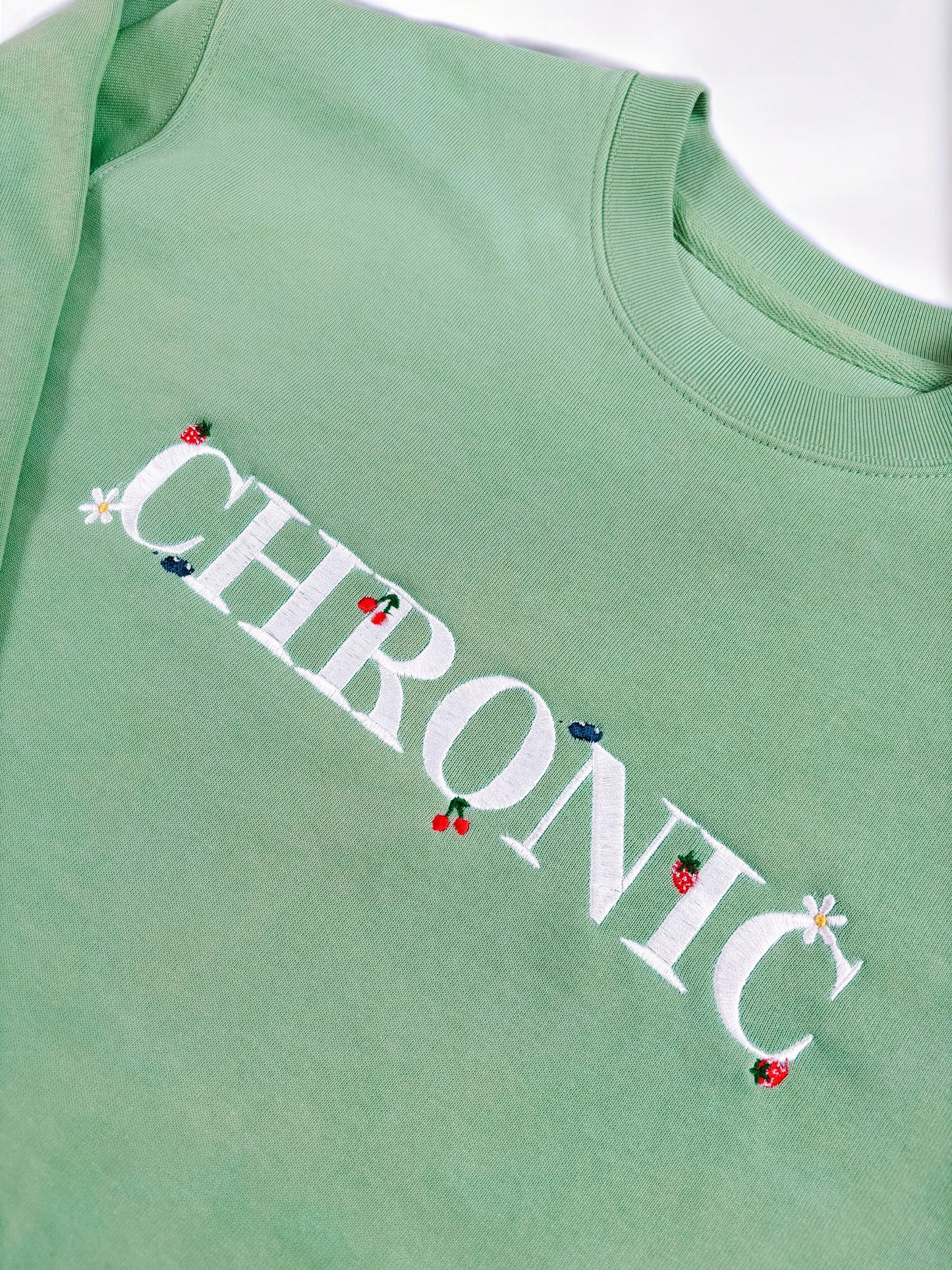 Chronic embroidered crewneck sweatshirt