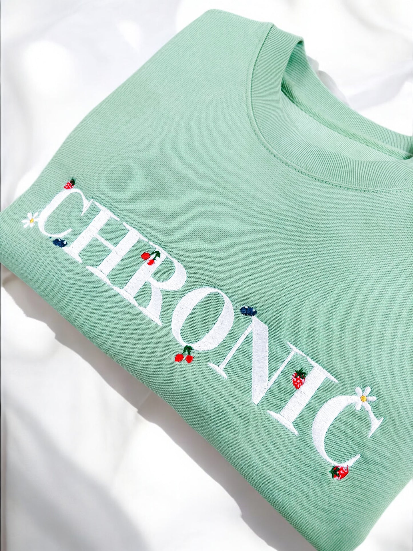 Chronic embroidered crewneck sweatshirt