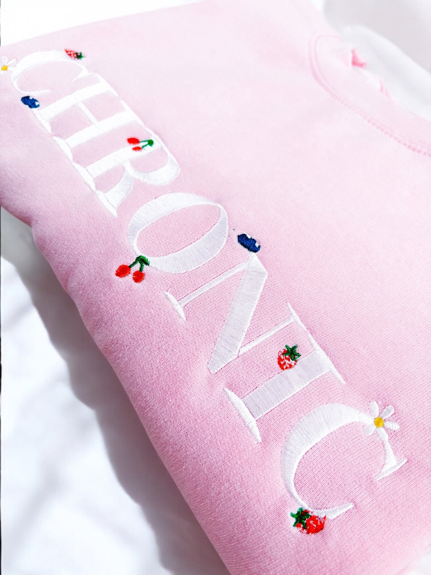 Chronic embroidered crewneck sweatshirt