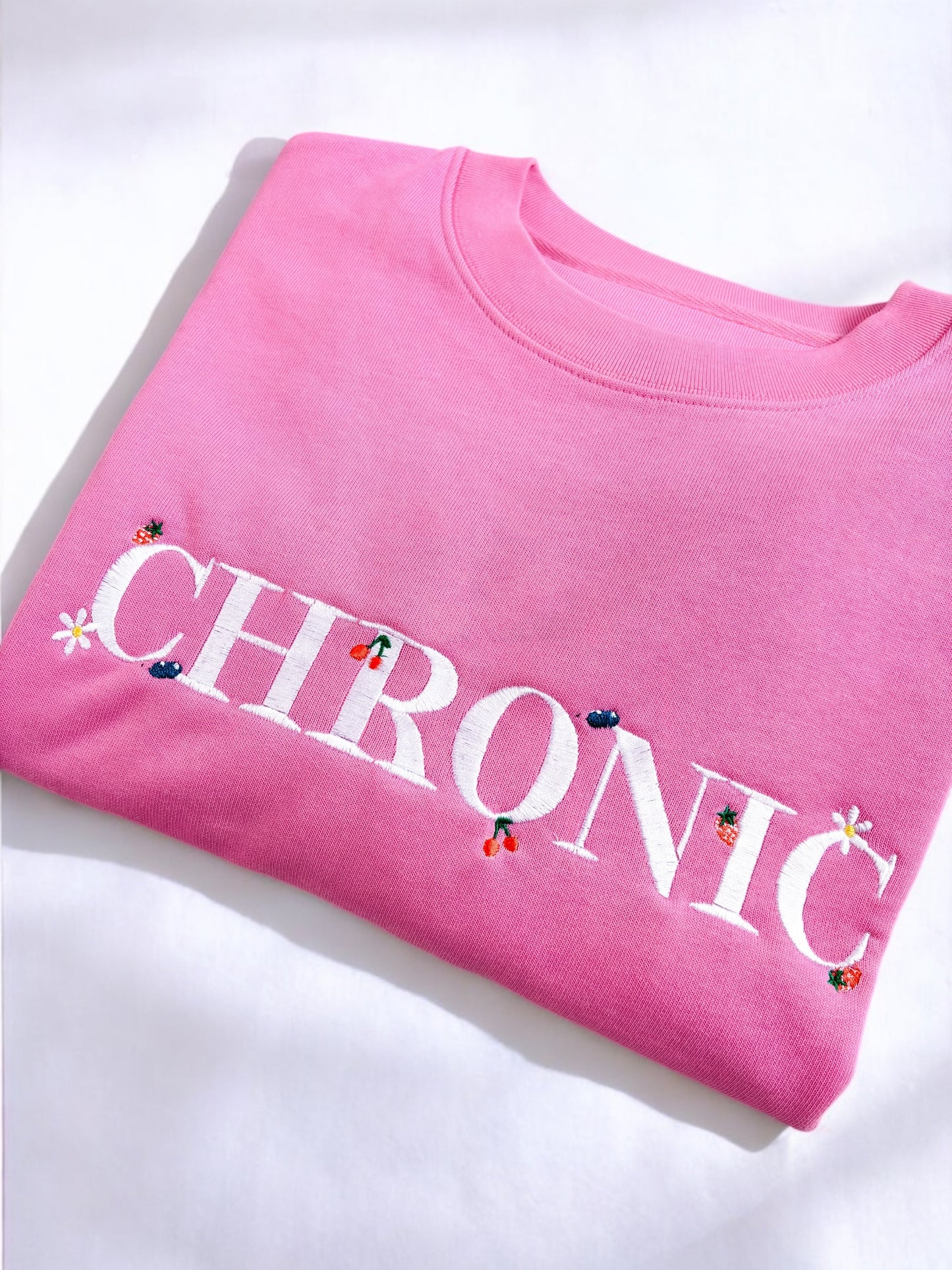 Chronic embroidered crewneck sweatshirt