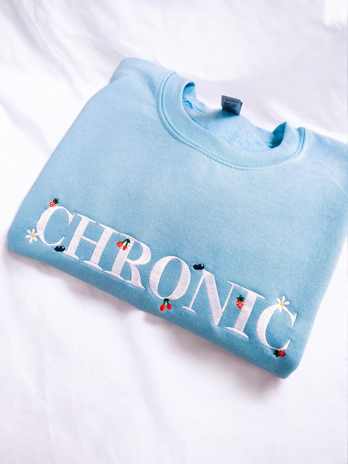 Chronic embroidered crewneck sweatshirt