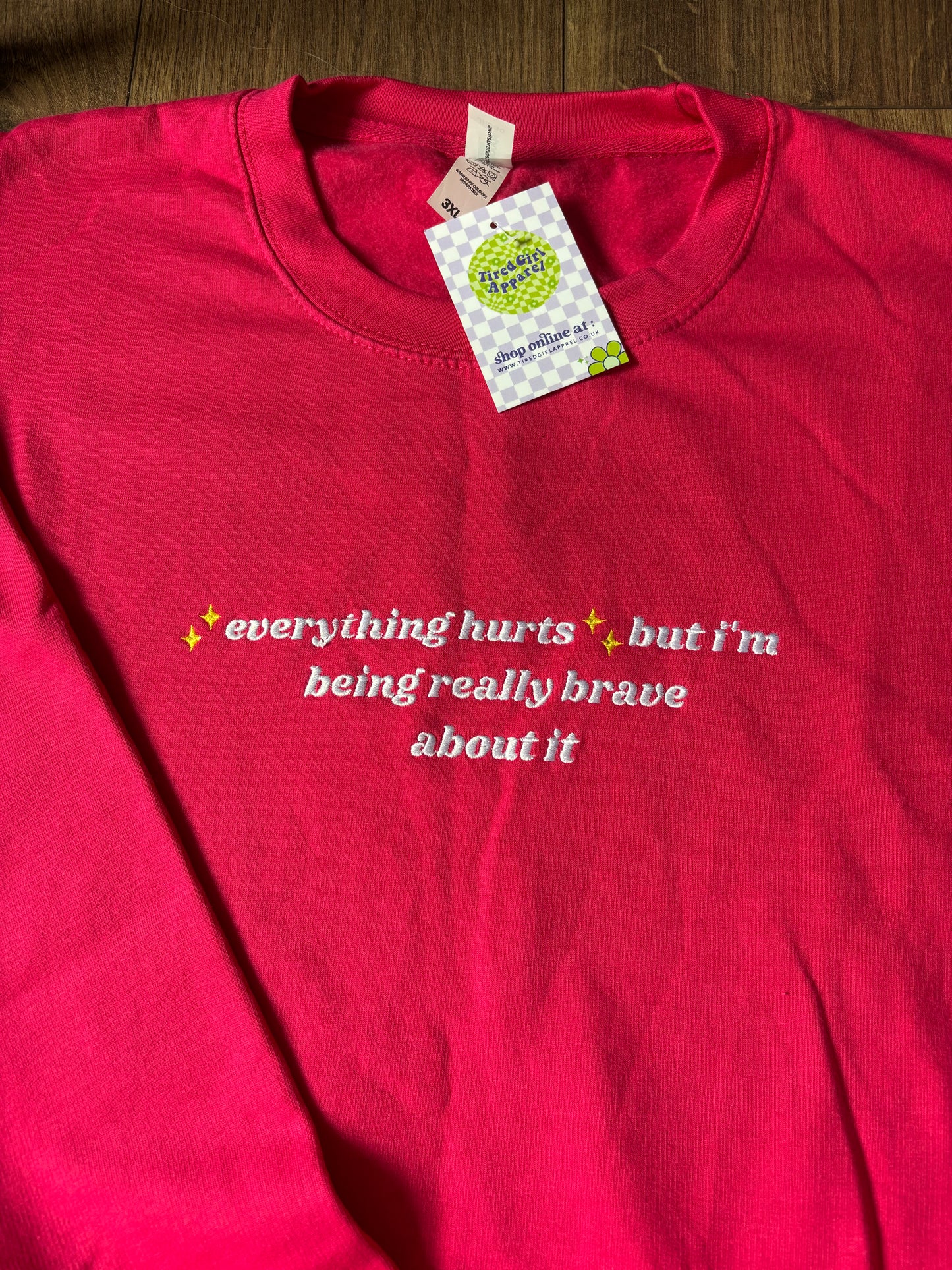 READY TO SHIP - Everything Hurts sweatshirt