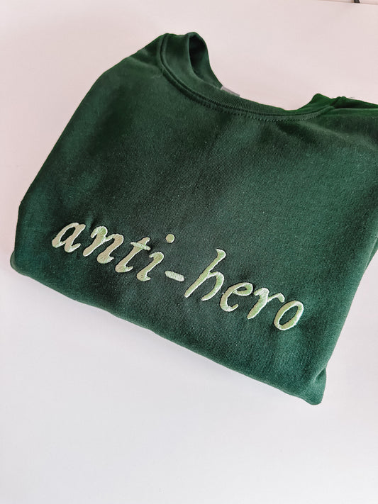 Premium Anti-Hero Crewneck Sweatshirt