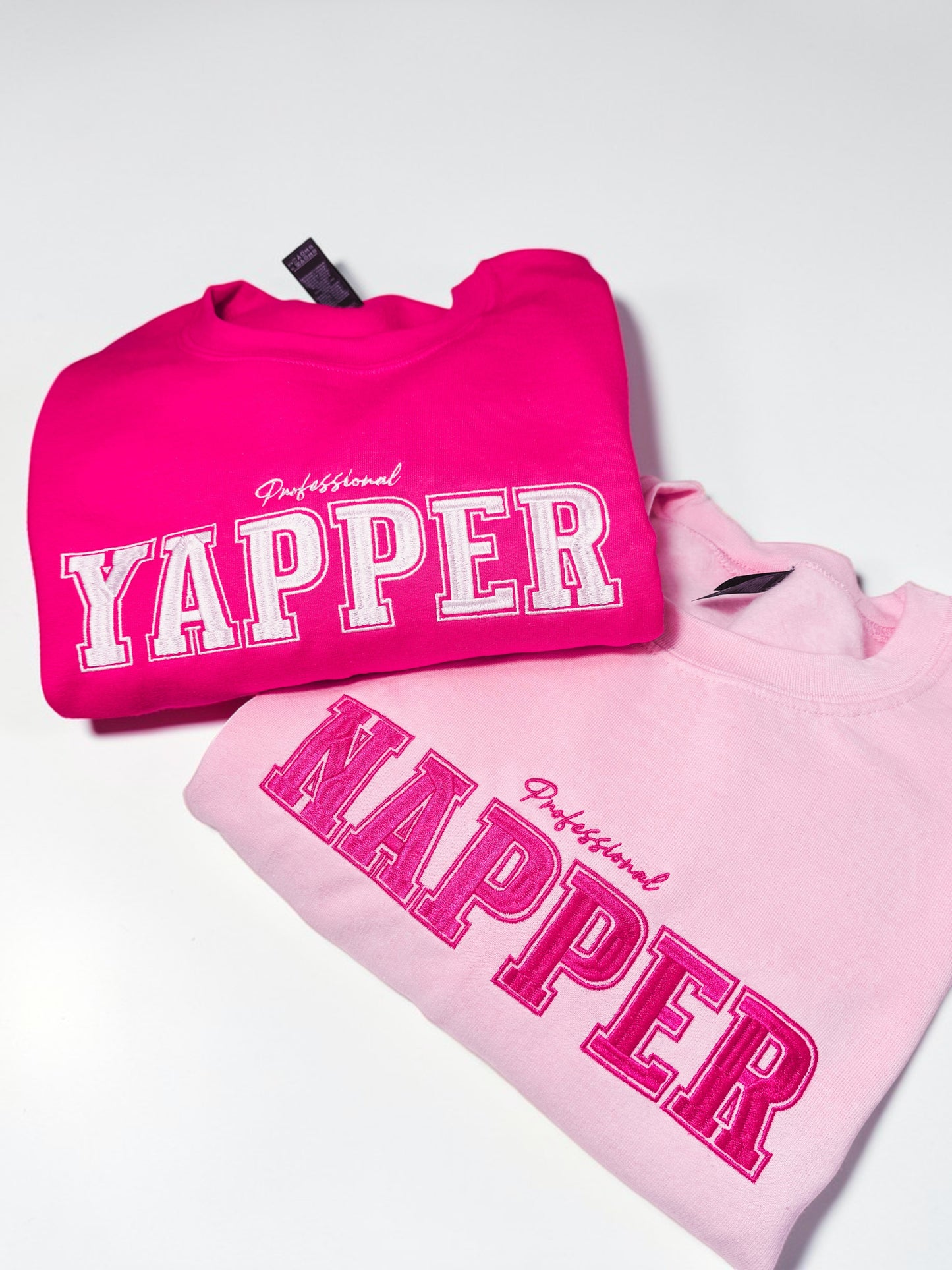 Professional Napper embroidered sweatshirt - Tired Girl Apparel