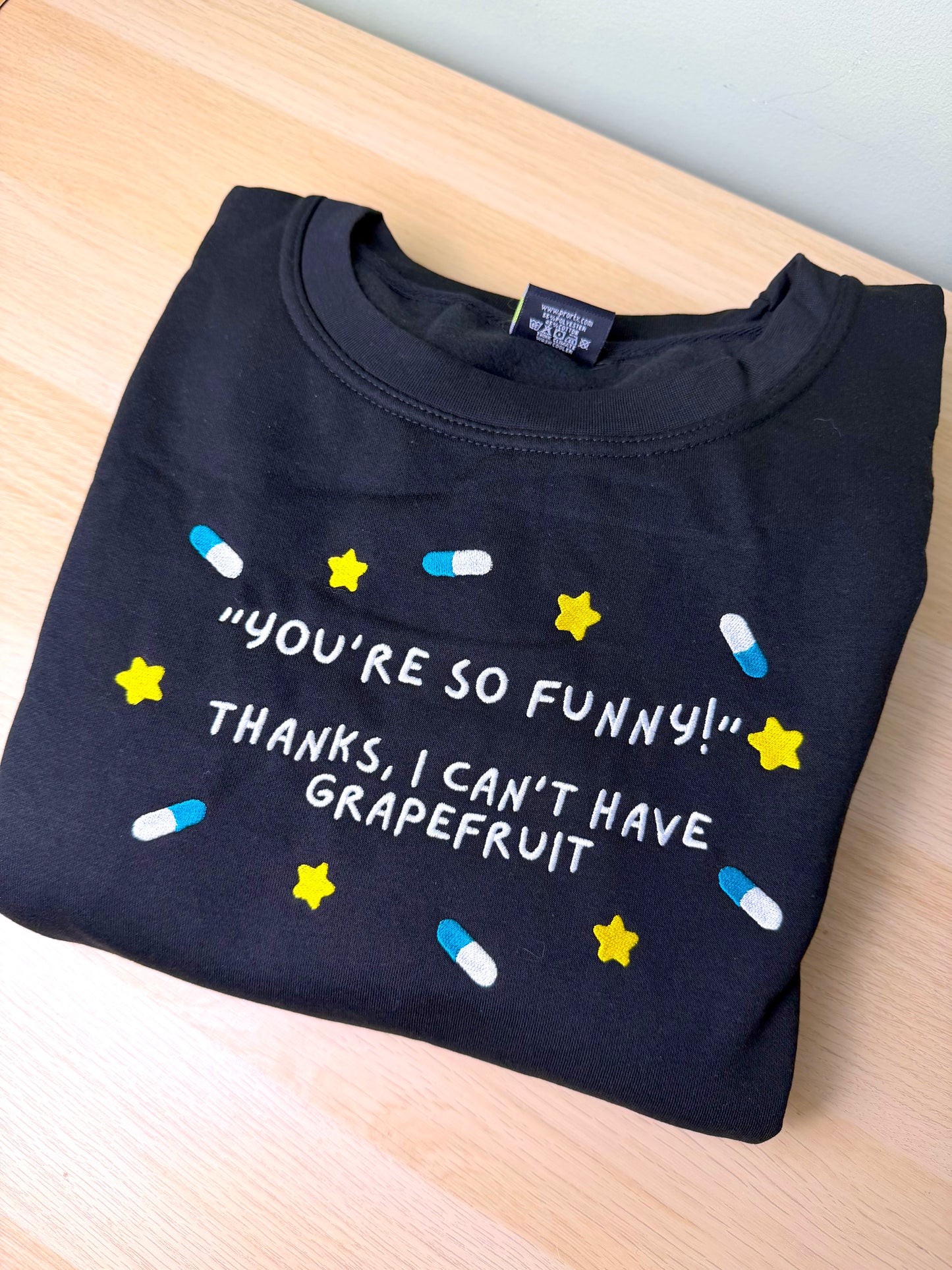 CLEARANCE You're So Funny embroidered sweatshirt