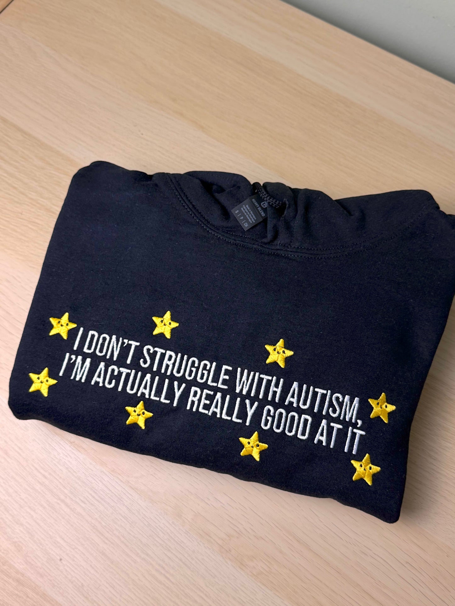 CLEARANCE I Don't Struggle With Autism hoodie