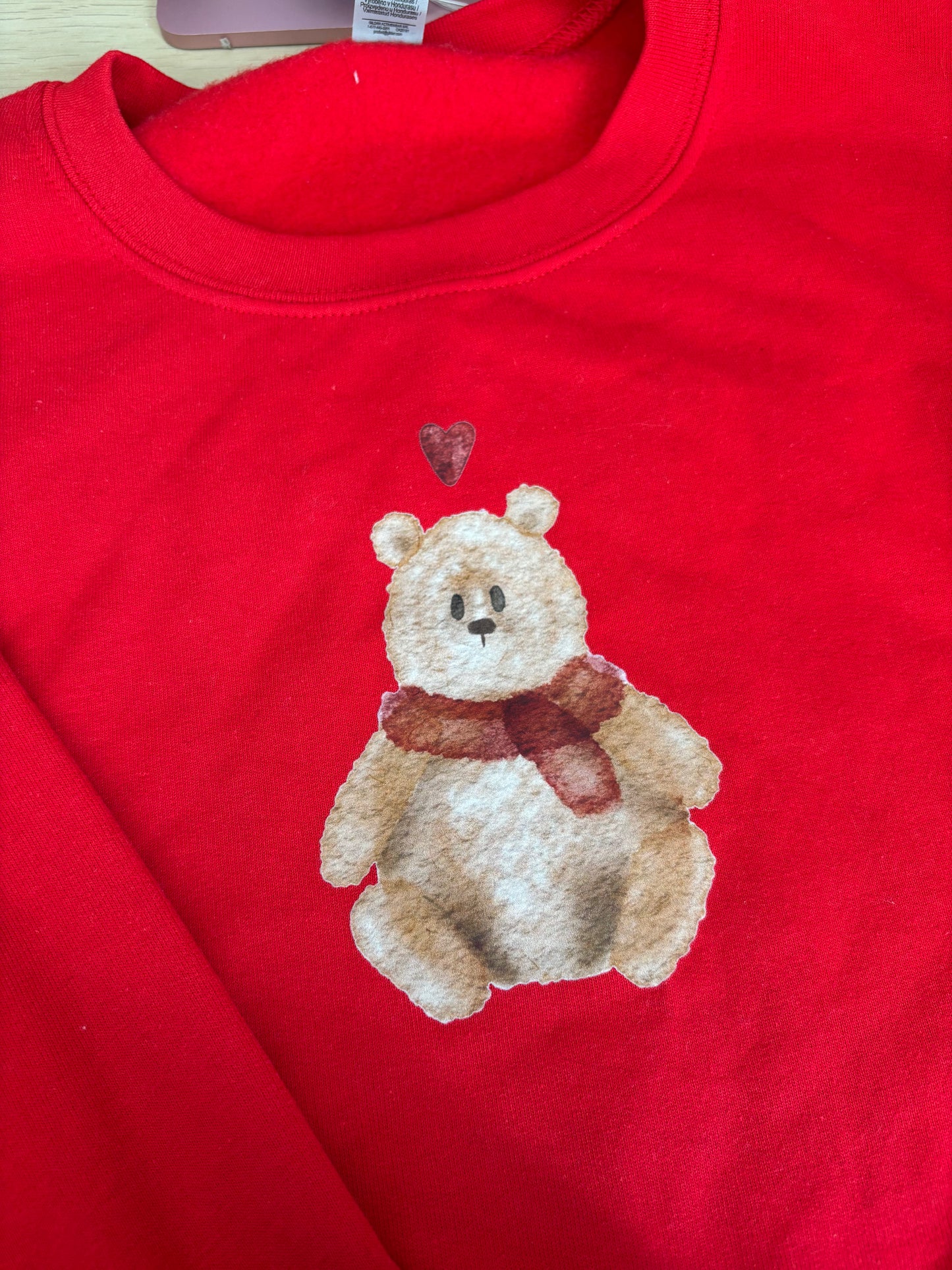 READY TO SHIP - Barnaby Bear sweatshirt - Tired Girl Apparel