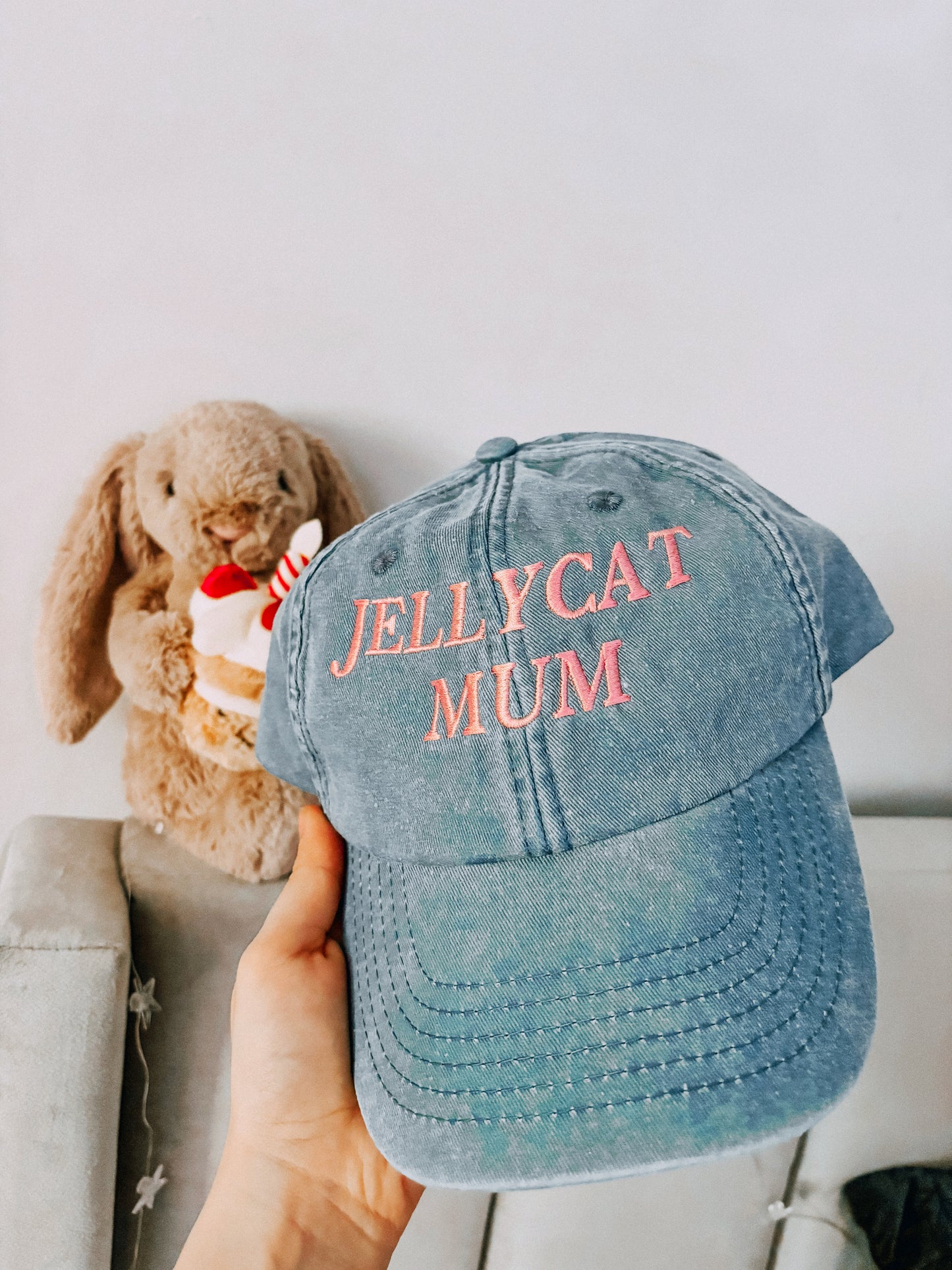Jellycat Mum embroidered baseball cap - Tired Girl Apparel