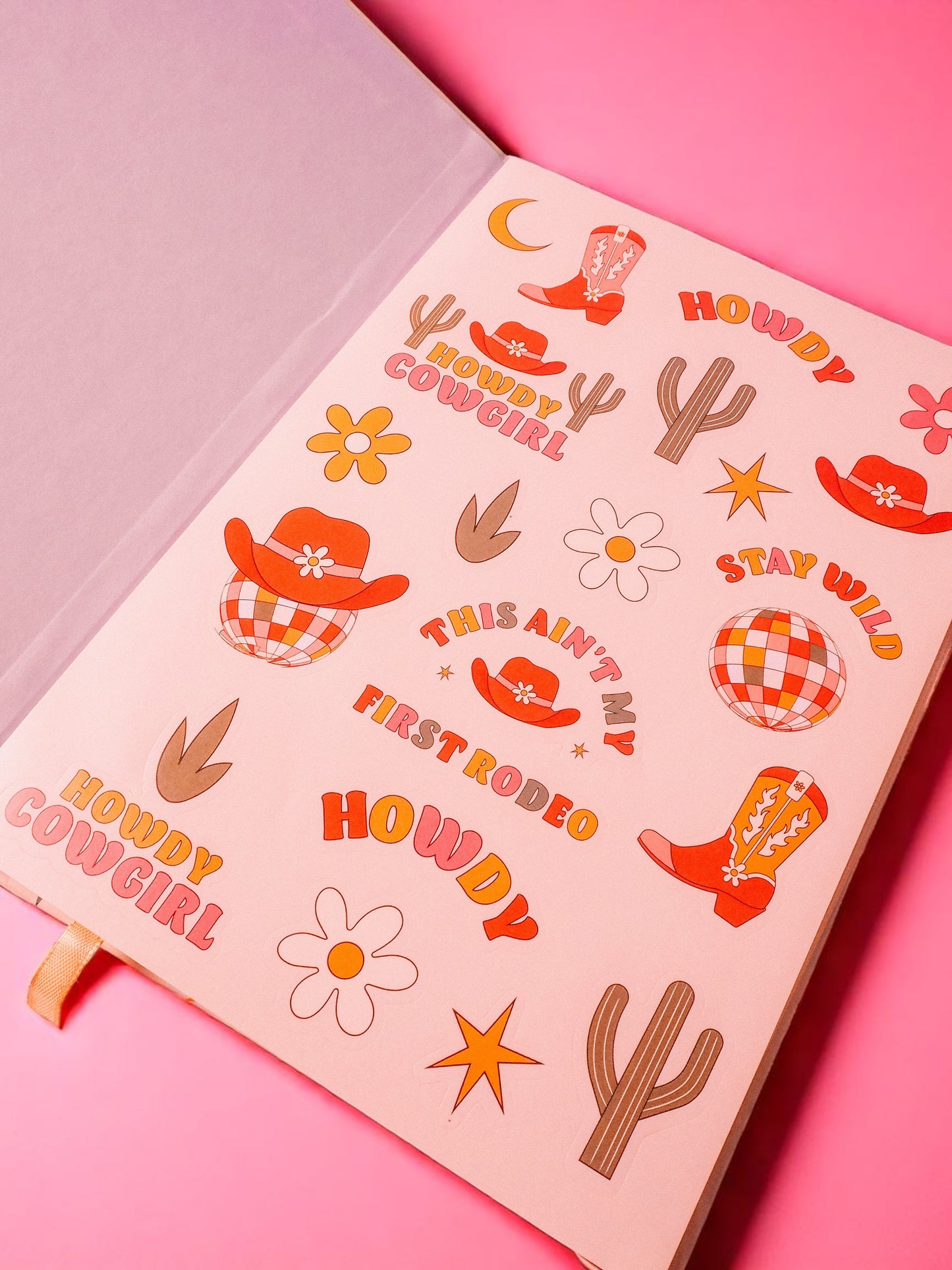 Howdy Cowgirl A5 Notebook