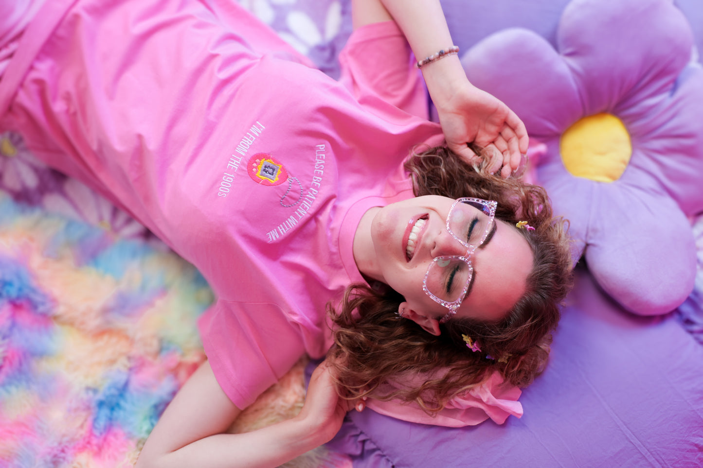 I'm From The 1900's Tamagotchi embroidered t-shirt - Tired Girl Apparel