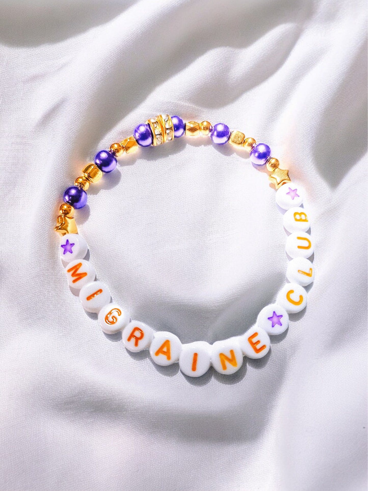 Migraine Club friendship bracelet - Tired Girl Apparel
