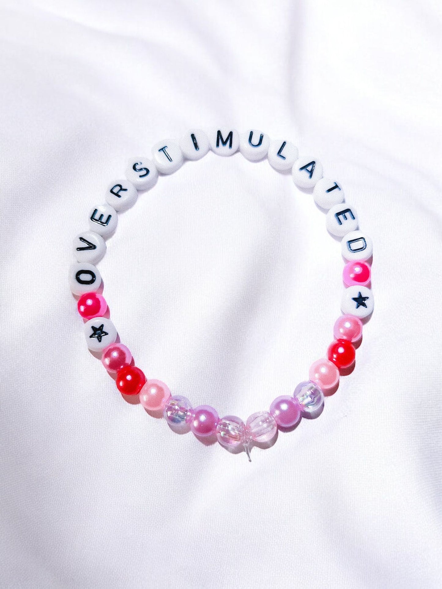 Overstimulated friendship bracelet - Tired Girl Apparel