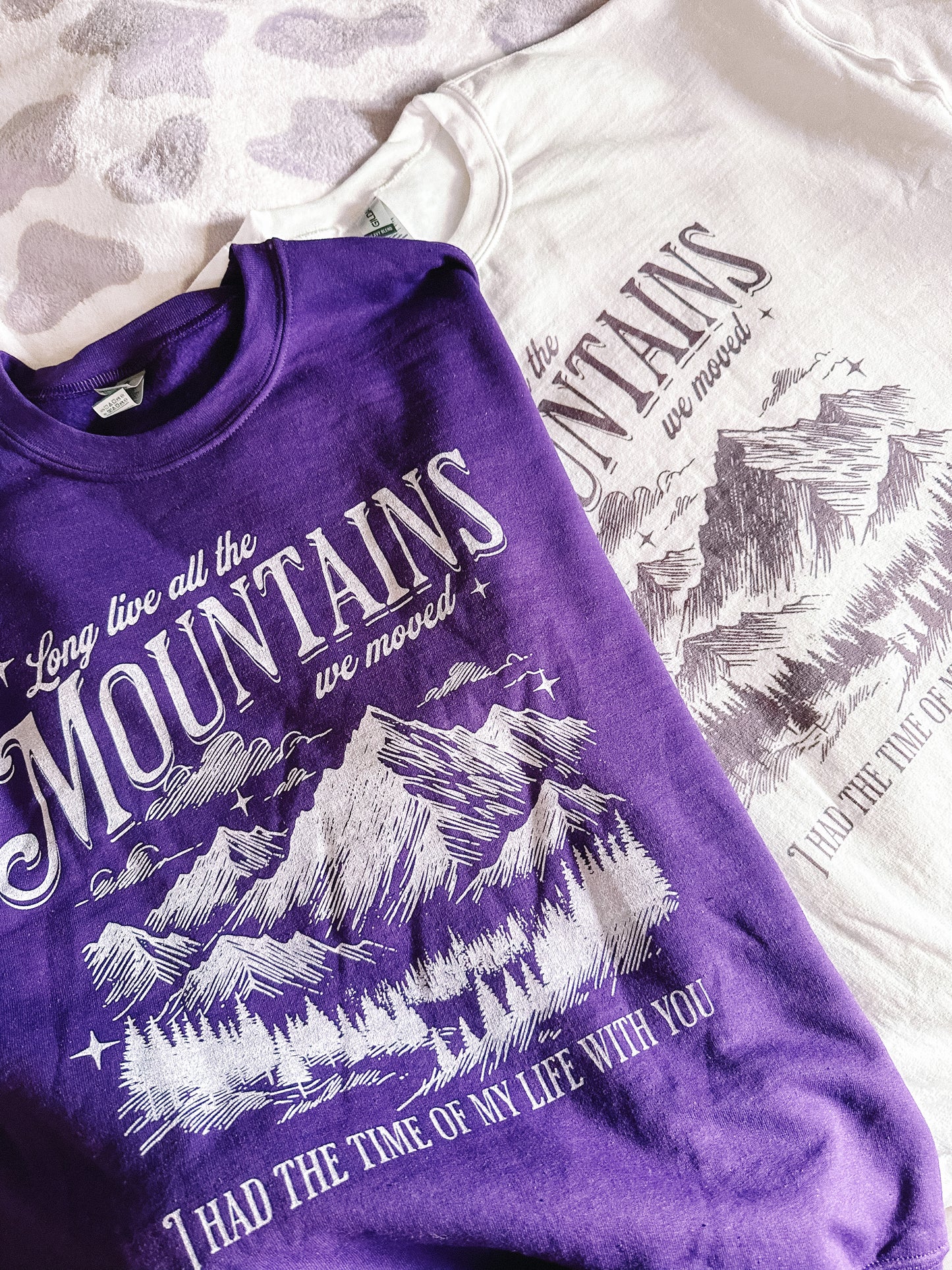 Long Live printed crewneck - Tired Girl Apparel