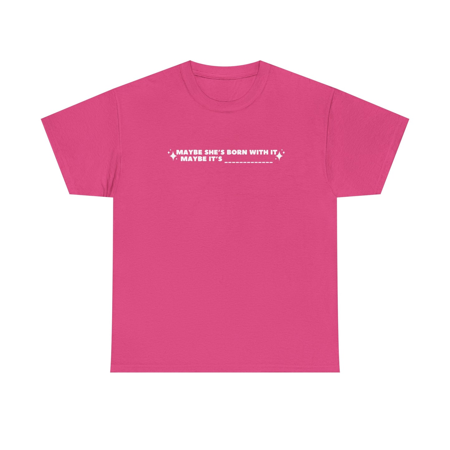 Maybe It's -Insert Medication Here- custom printed t-shirt - Tired Girl Apparel