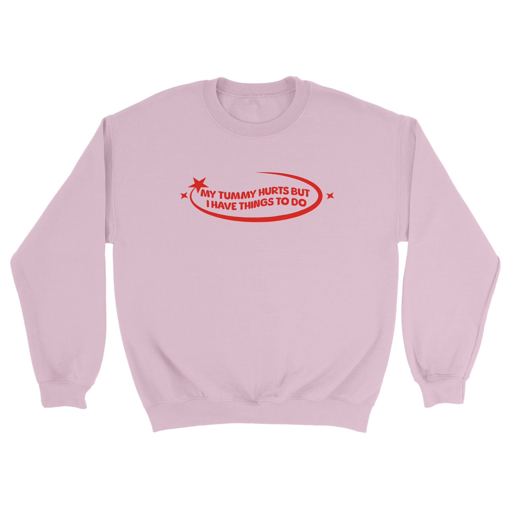 Things To Do embroidered crewneck sweatshirt - Tired Girl Apparel