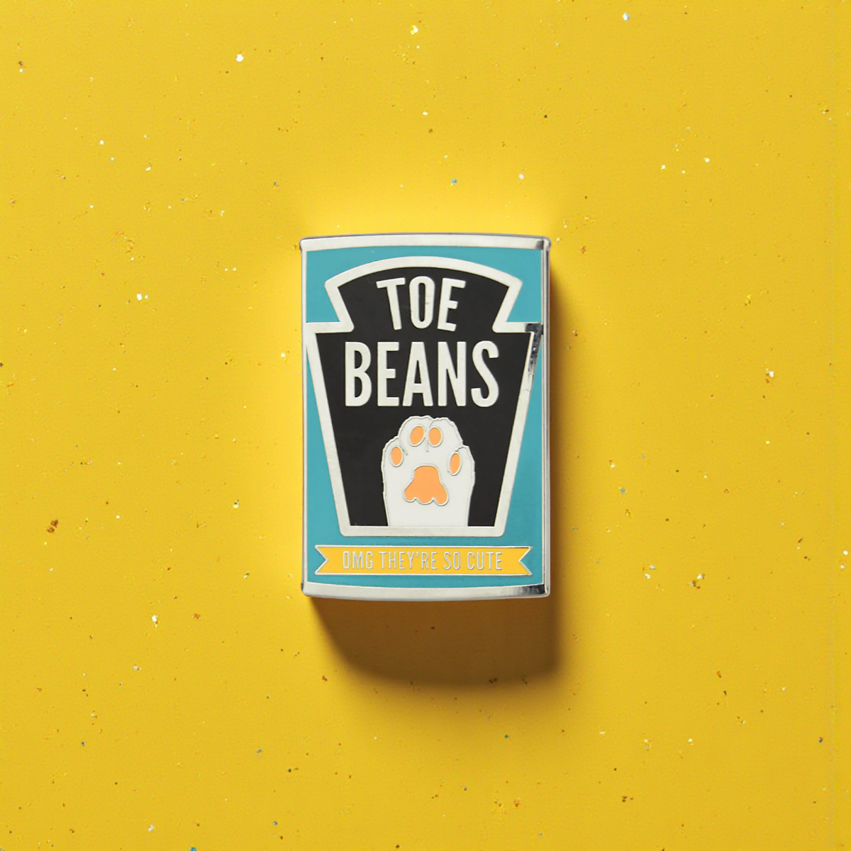 Toe Beans enamel pin