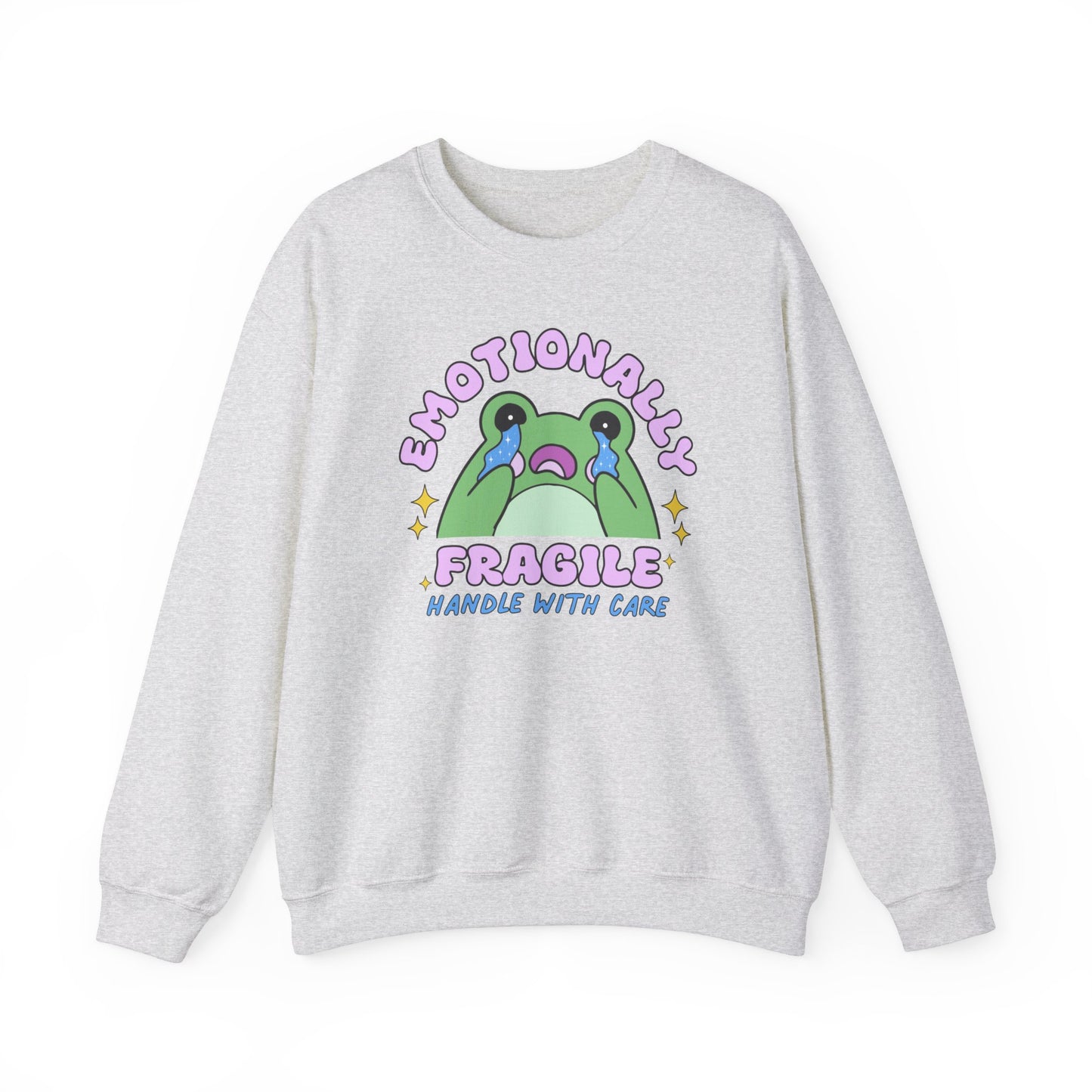 Emotionally Fragile printed crewneck