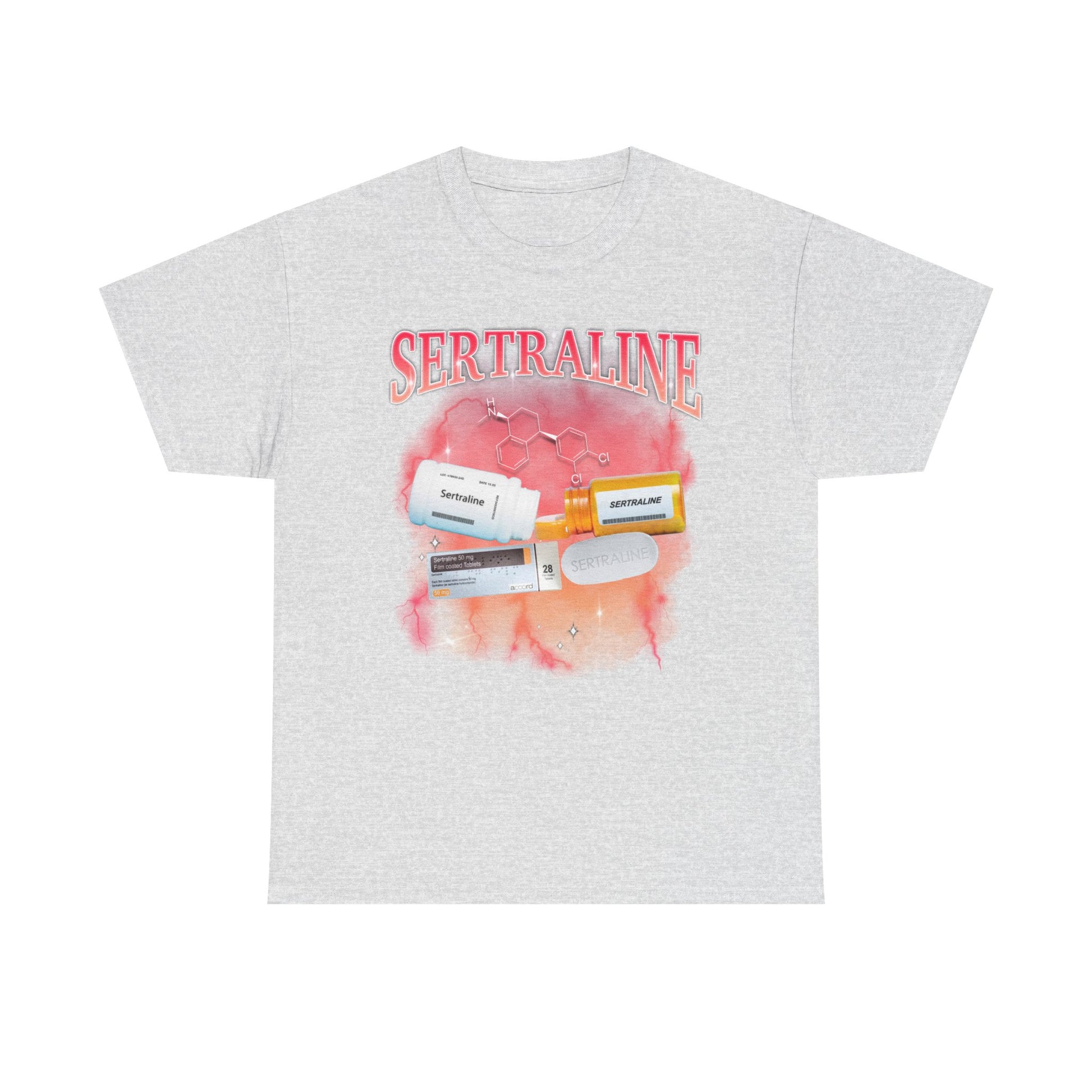 Sertraline Bootleg Style printed t-shirt - Tired Girl Apparel