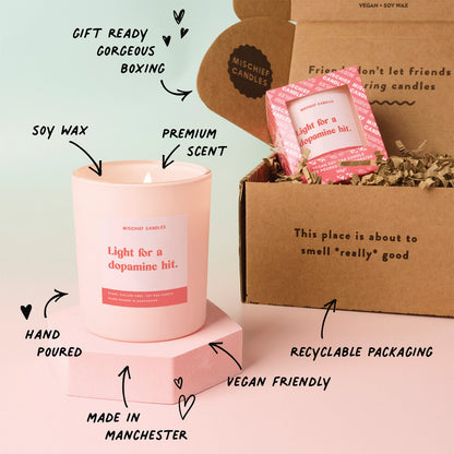 Mischief Candles Light for a Dopamine Hit Candle