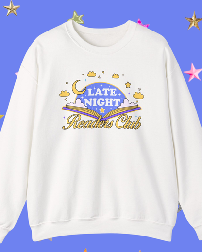 Late Night Readers Club printed sweatshirt