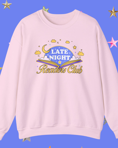 Late Night Readers Club printed sweatshirt
