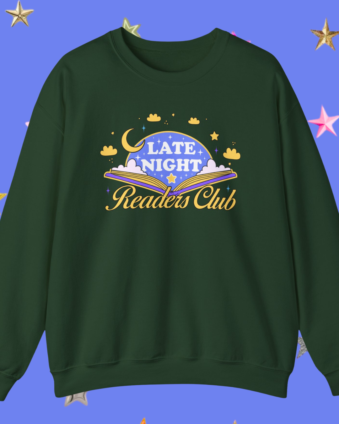 Late Night Readers Club printed sweatshirt