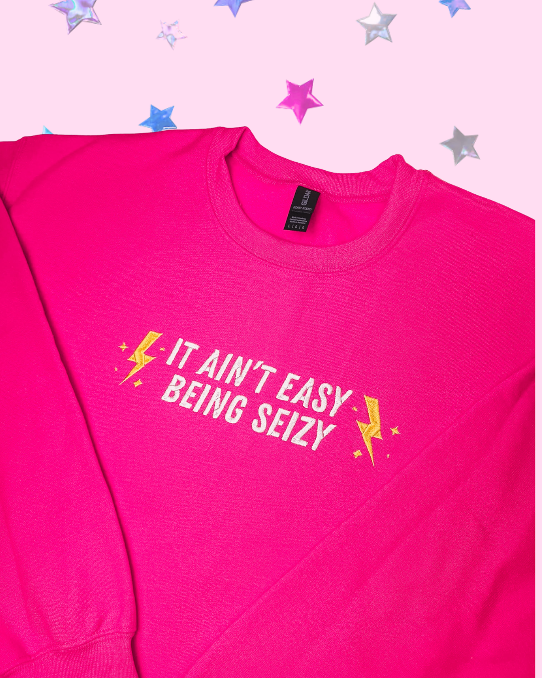 It Ain't Easy Being Seizy embroidered sweatshirt