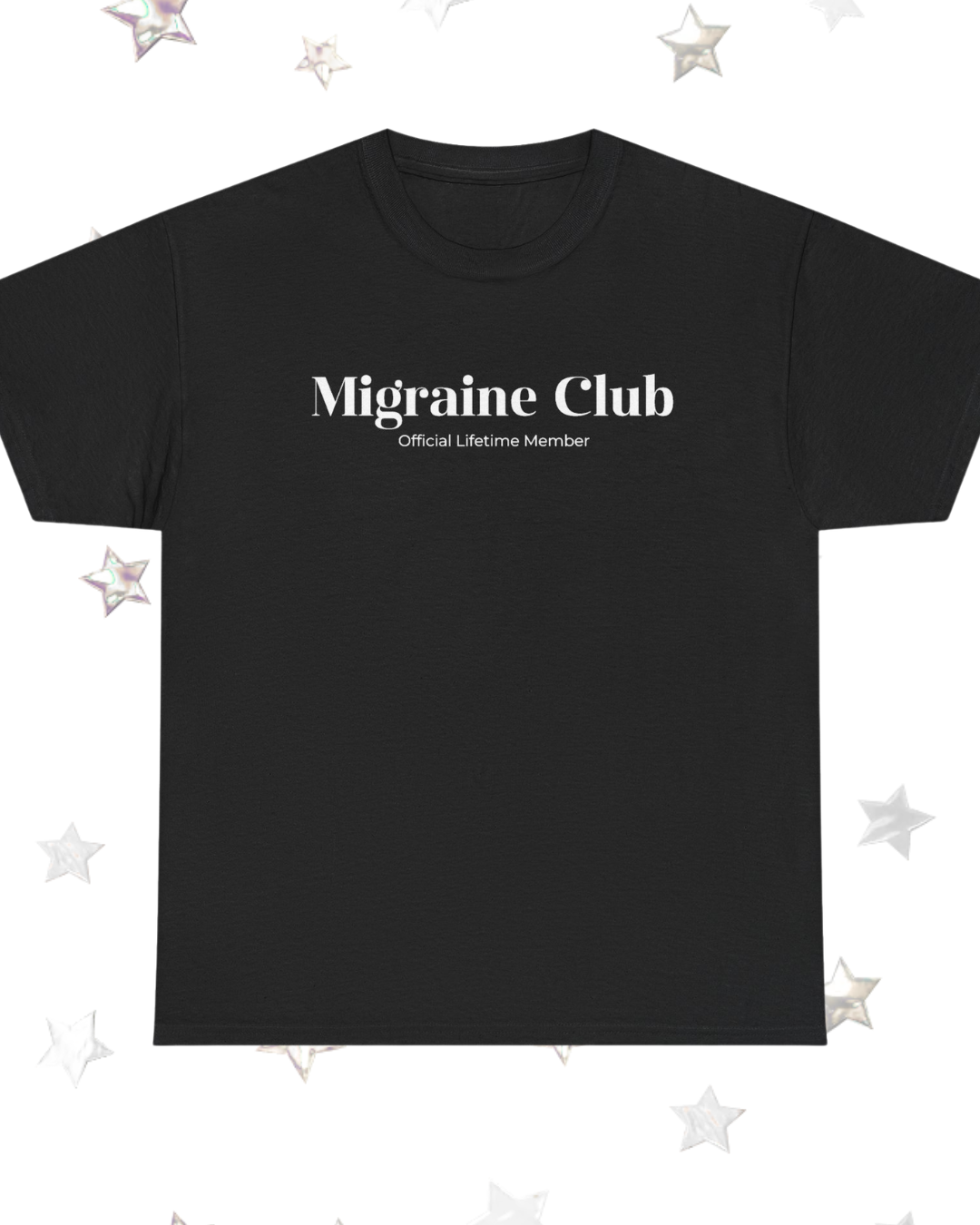 Migraine Club printed tee
