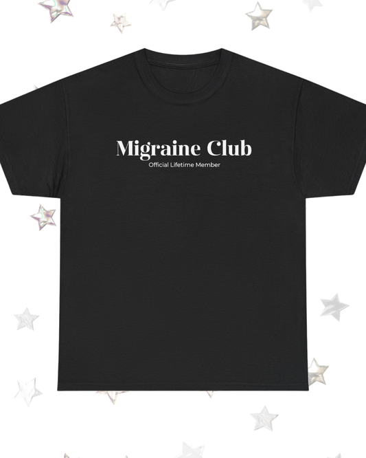 Migraine Club printed tee