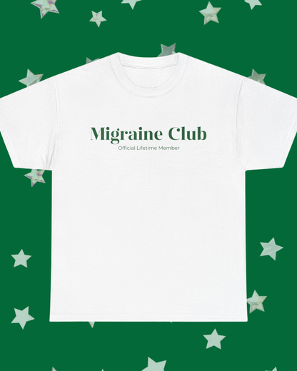 Migraine Club printed tee