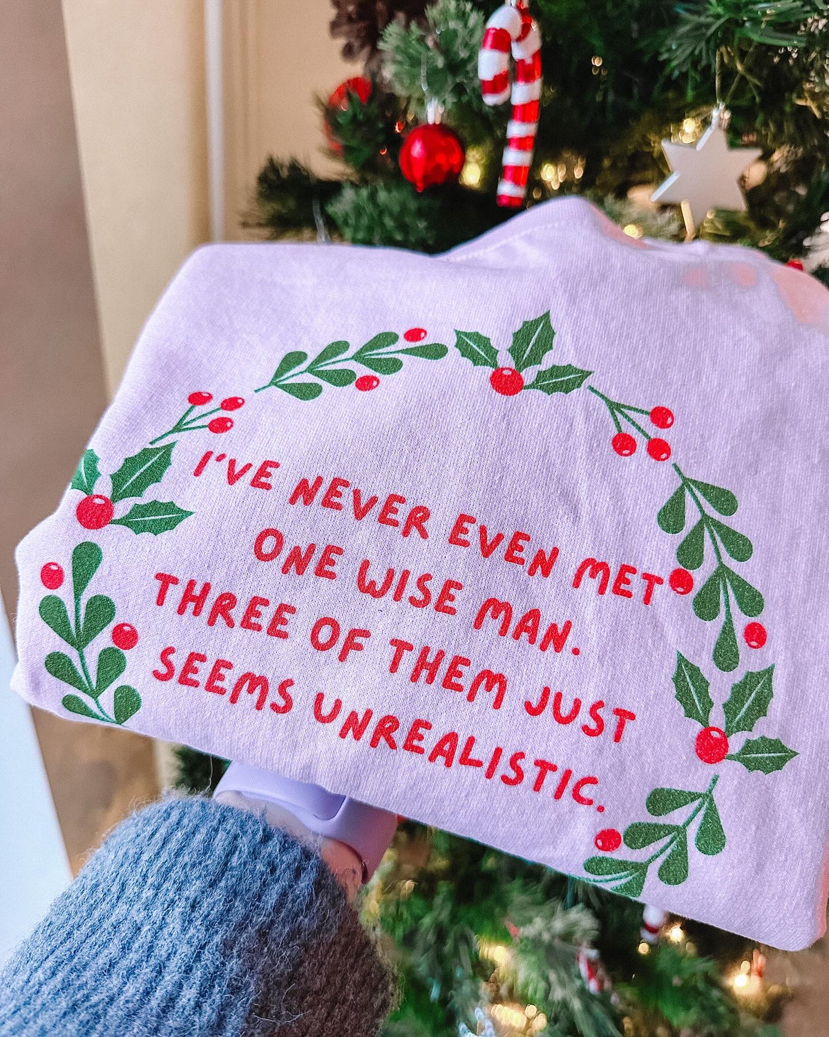 Three Wise Men printed sweatshirt - Tired Girl Apparel