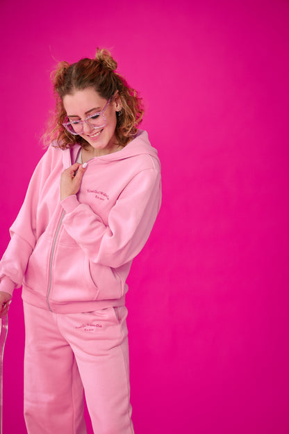 Tired Girl Wellness Club Zip Hoodie & Sweatpants matching set - Tired Girl Apparel