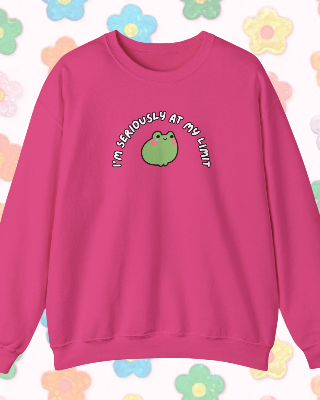I'm Seriously At My Limit printed sweatshirt