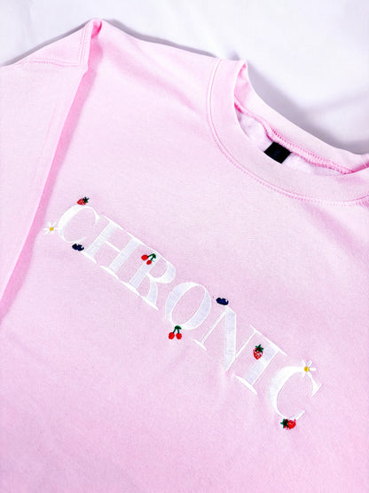 Chronic embroidered crewneck sweatshirt