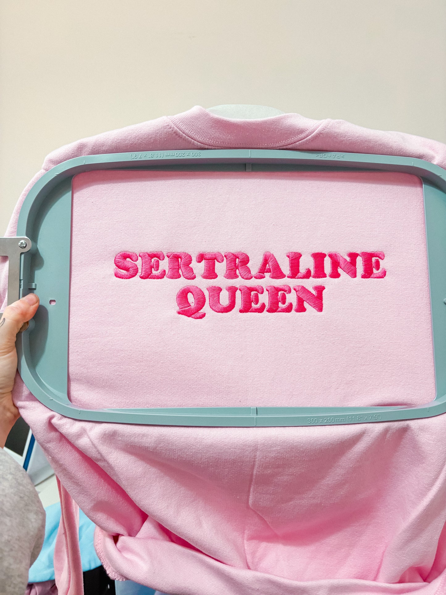 Sertraline Queen embroidered sweatshirt