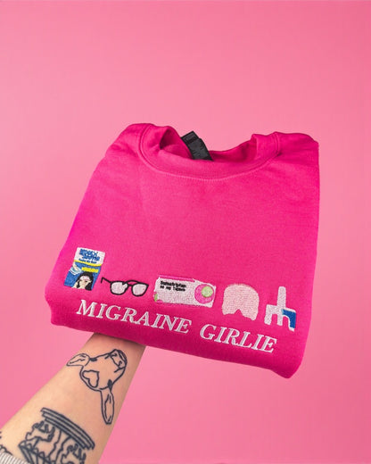 Migraine Girlie embroidered sweatshirt
