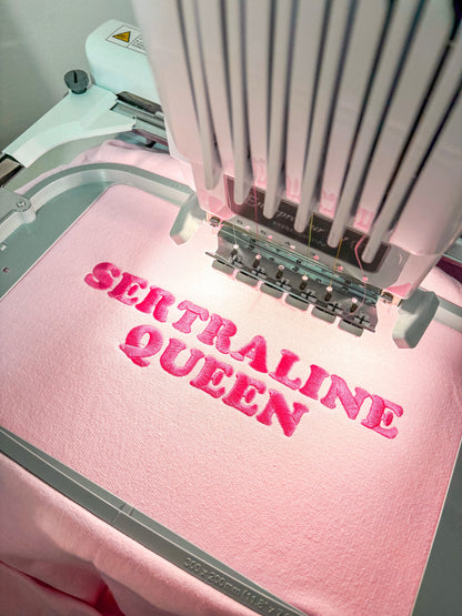 Sertraline Queen embroidered sweatshirt