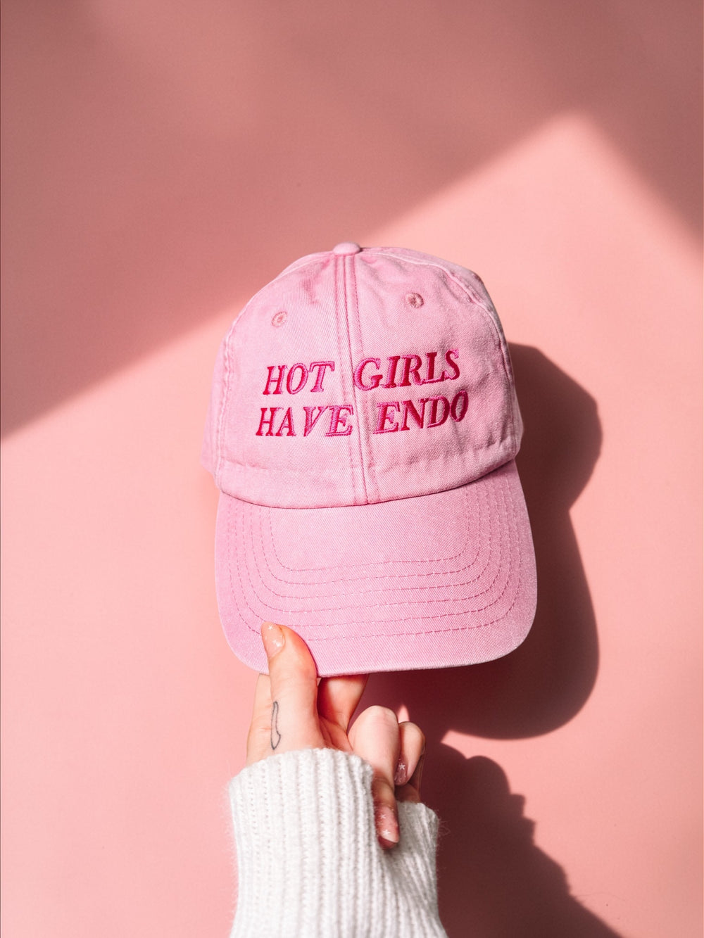 Hot Girls Have Endo baseball cap - Tired Girl Apparel