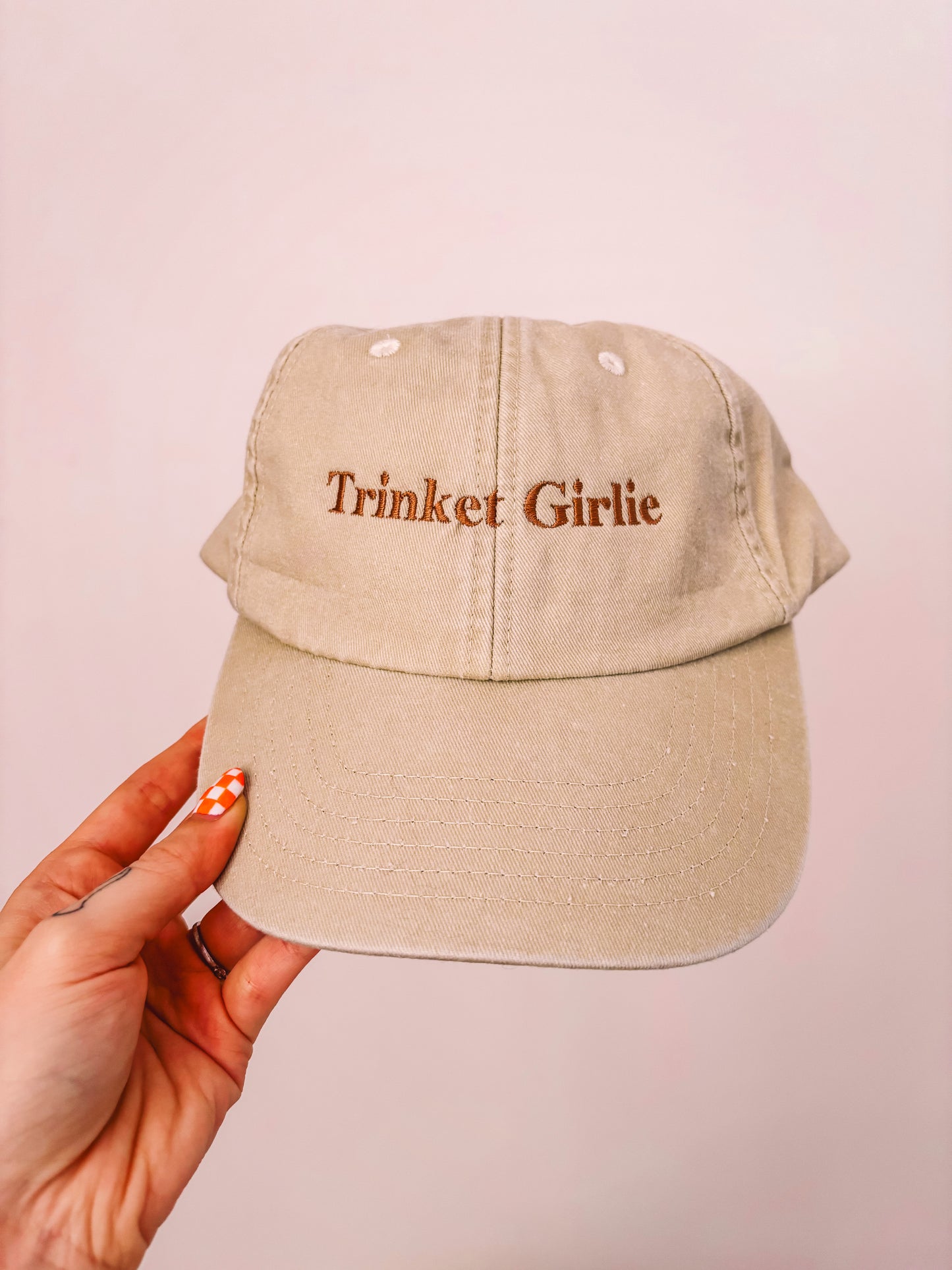 Trinket Girlie embroidered baseball cap