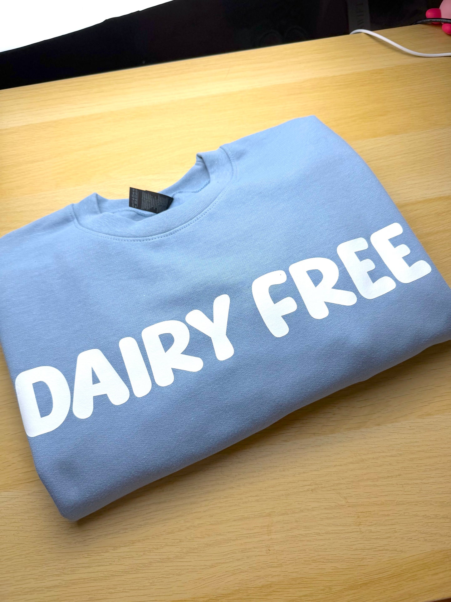 CLEARANCE Dairy Free crewneck - Tired Girl Apparel
