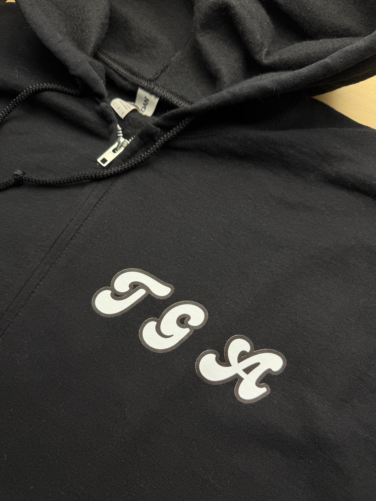 CLEARANCE Allergy Club zip hooded sweatshirt - Tired Girl Apparel