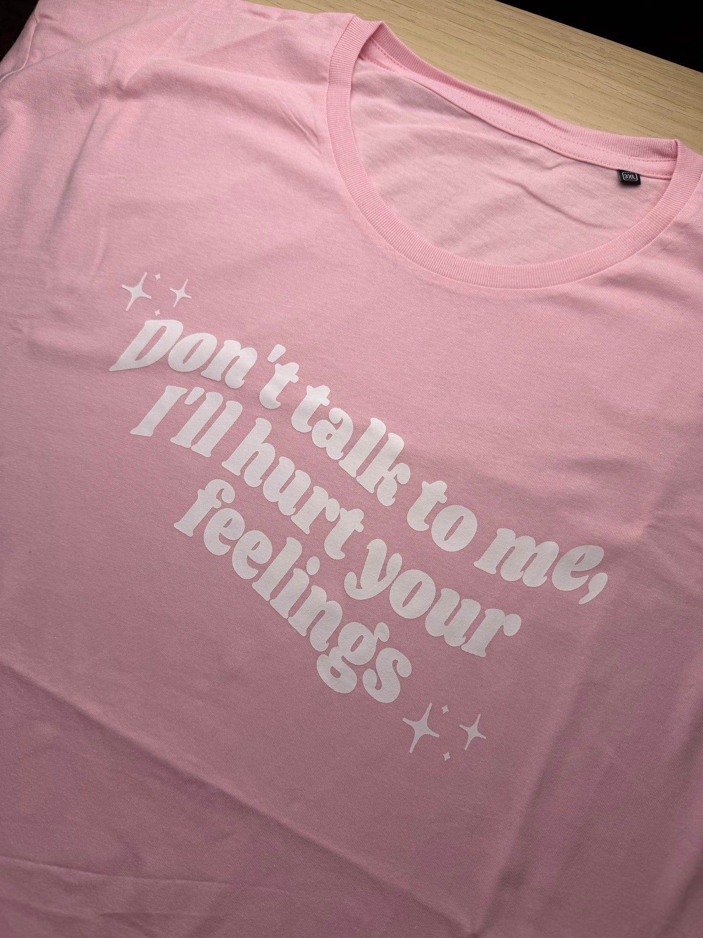 CLEARANCE Don't Talk To Me printed tee - Tired Girl Apparel